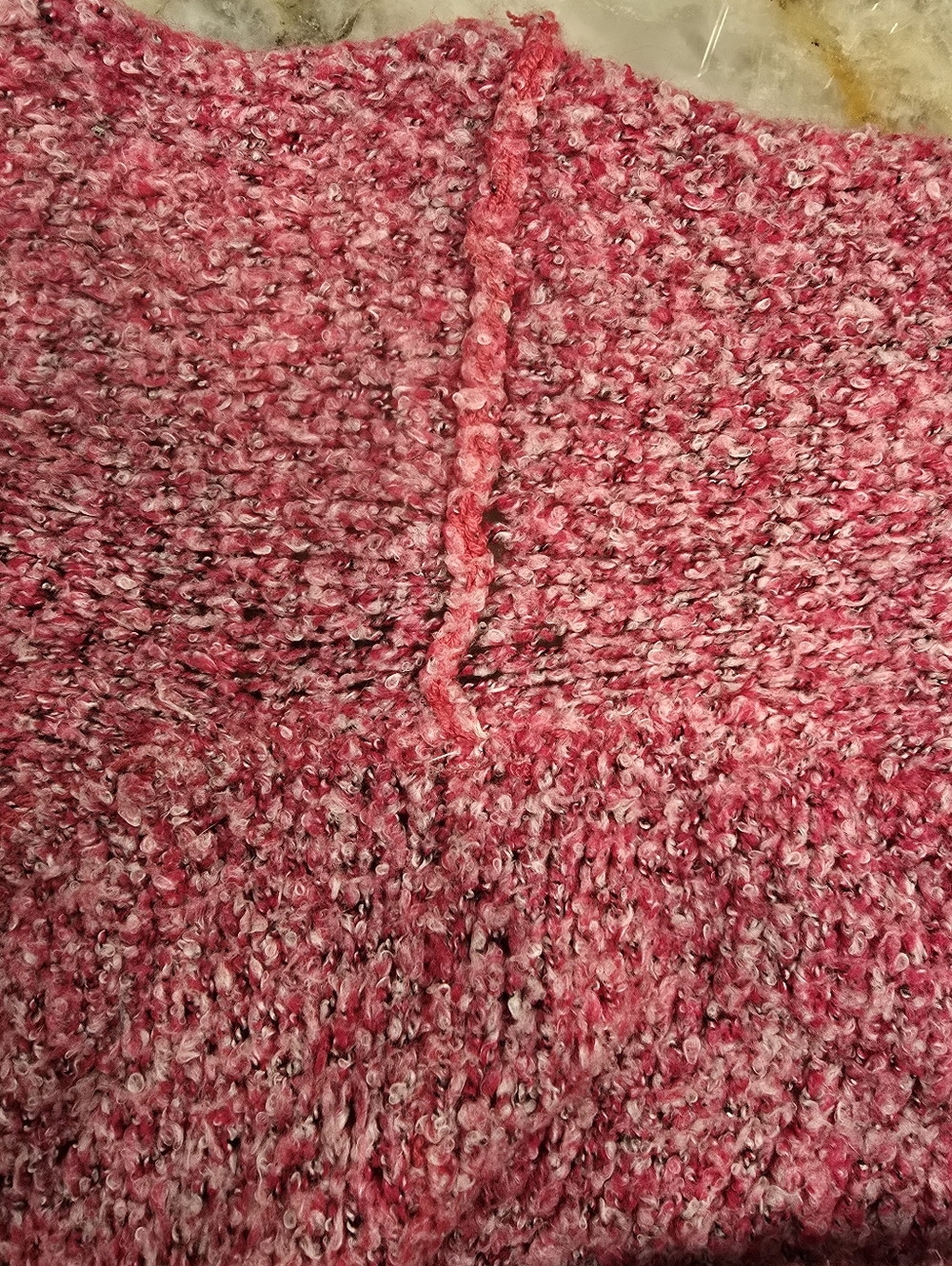 Free People BFF Cardigan Open Front in a Prickly Pear pink color S - Picture 6 of 9
